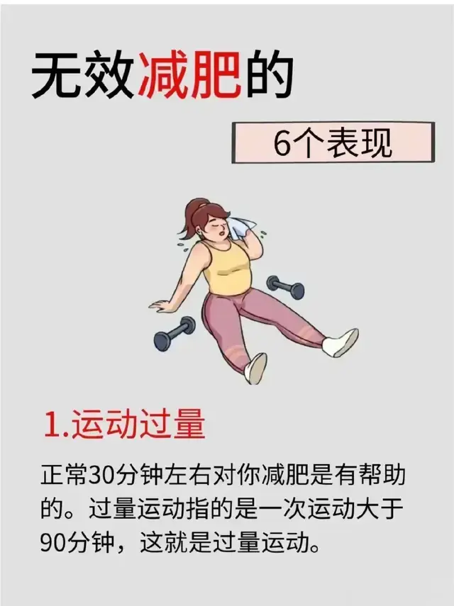 6个表现说明你的减肥方法是无效的！