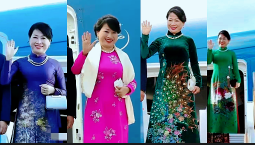 苏提达|越南第一夫人和苏提达王后同框，站C位端庄大气，气场真强