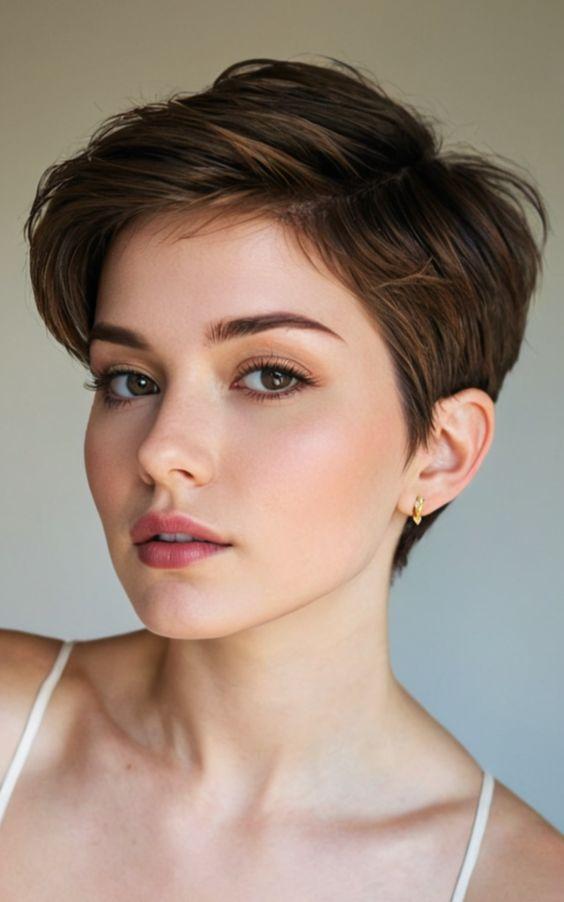 短发新魅力：露耳带层次，美得让人心动