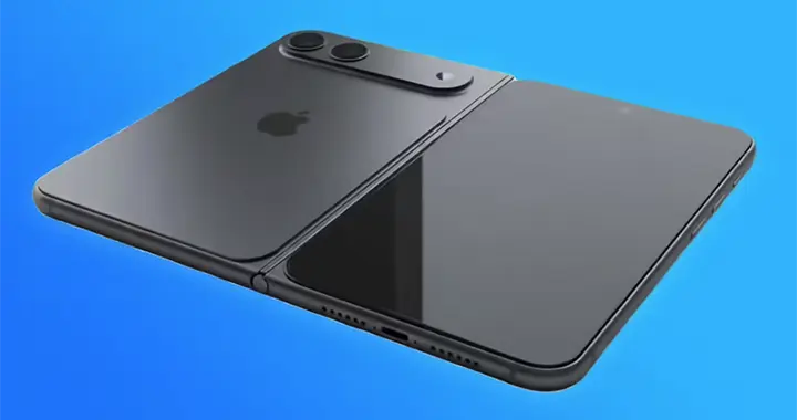 撞臉華為？蘋果首款折疊屏手機CAD渲染圖曝光