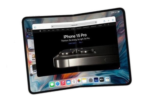 苹果18.8英寸可折叠iPad Pro原型配备屏下Face ID传感器