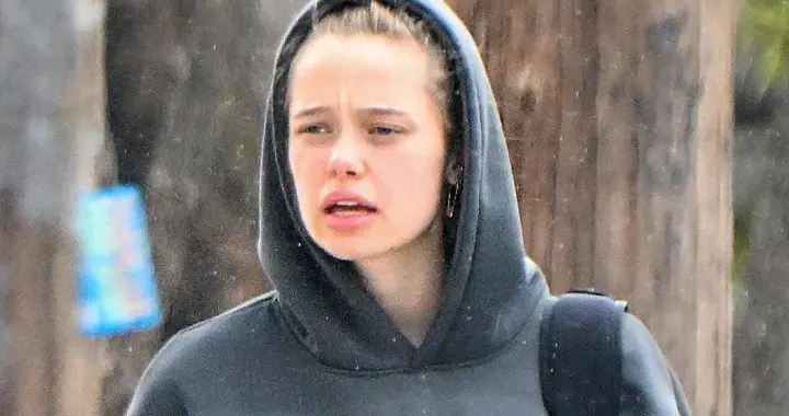 安吉丽娜朱莉女儿希洛搬出后首次形象转变