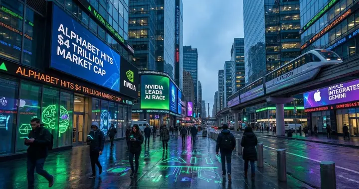AI助力Alphabet市值突破4萬億美元，競爭依然激烈