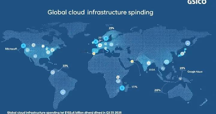 2025年Q3全球云基礎(chǔ)設(shè)施支出達(dá)1026億美元，AI應(yīng)用推動增長