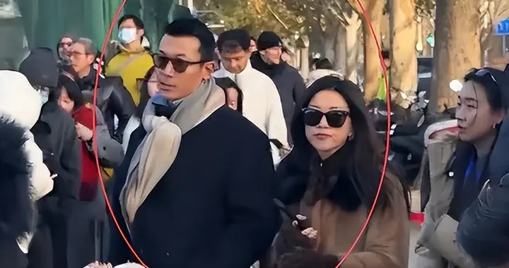 美人在骨不在皮，朱珠穿貂逛德国集市被拍，身材微肿却难掩美貌