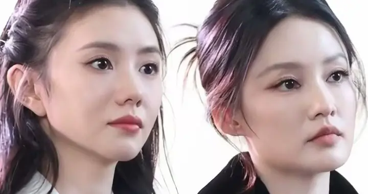 上海读书会，刘浩存化浓妆、大露美腿，却被“四方脸”的李沁抢镜