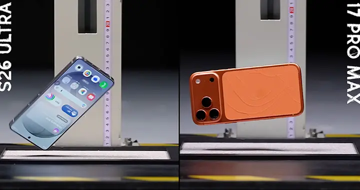 蘋果和三星旗艦手機誰最耐摔？iPhone 17 Pro Max險勝一籌