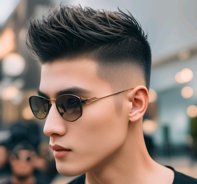 男发剪来剪去，最时尚还是两侧铲短飞机头，剪完立马变帅气