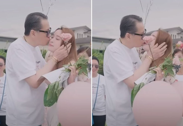 欧阳龙狂吻28岁欧阳妮妮！网友见「嘴对嘴画面」崩溃：太恶了