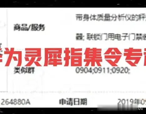 华为注册《灵犀》指集令专利，不再受限于美国技术