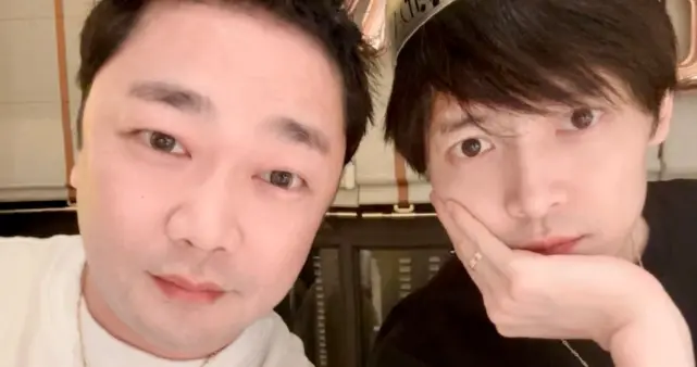 颖儿为老公举办生日派对！38岁付辛博脸好小，大合影P上了刘端端