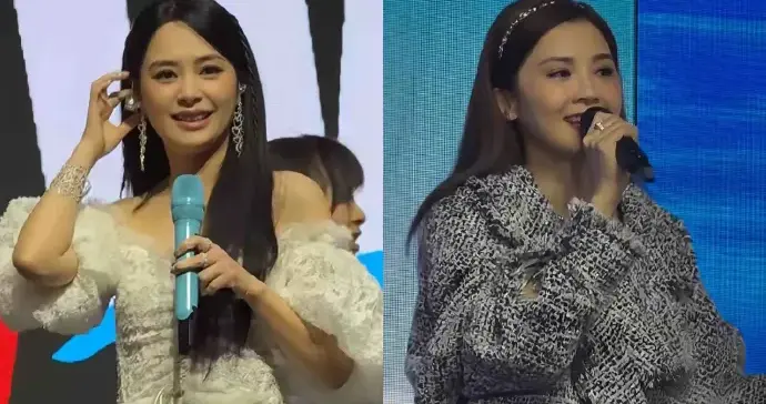 阿娇和阿Sa同框我的眼睛一直离不开阿娇她都45了还这么娇这么美