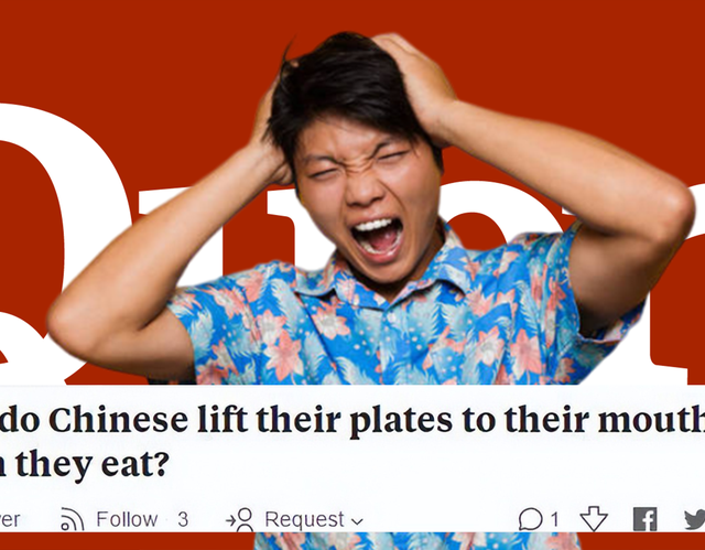 美知乎：为啥中国人吃饭端着碗？韩网友：文明国家吃饭把碗放桌上