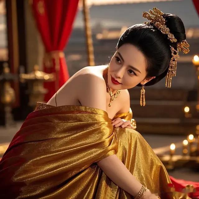 高圆圆化身武媚娘，美到窒息，让人一眼万年！