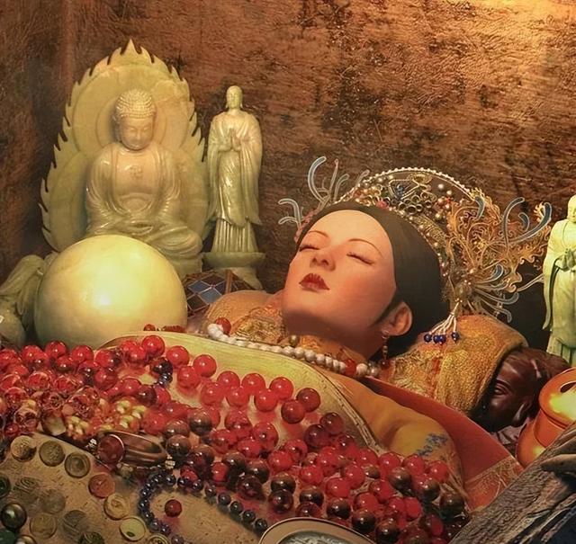 1972年，内蒙古发现清代女子大墓，身穿龙袍，尸身历经百年而不腐