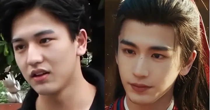 张凌赫9年前素人时期采访火了，190cm身高鹤立鸡群，像胖版李敏镐