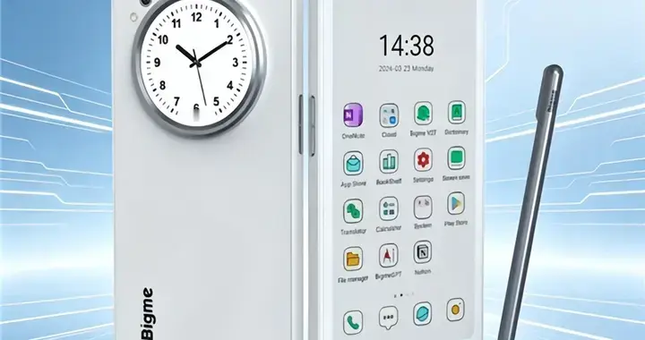 BigMe發布前后雙屏手機：彩色電子墨水屏+后置小圓屏