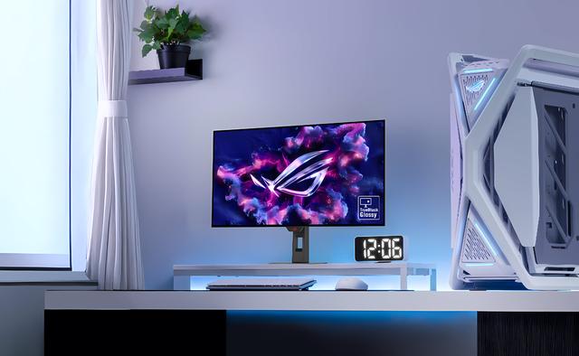 610Hz！无惧环境光新薄膜！ROG全新电竞显示器亮相2025台北电脑展
