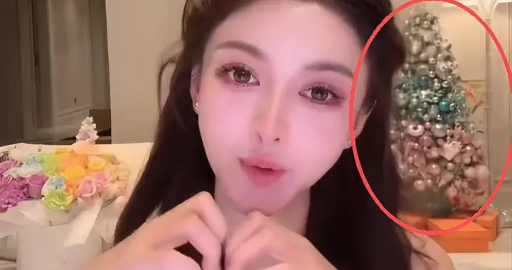 叶珂自称中国人不过洋节！却被身后圣诞树“打脸”，网友怒骂虚伪