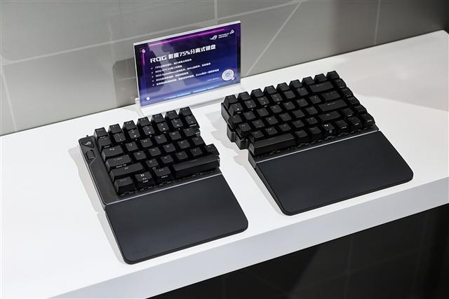 真人体工学！华硕发布ROG影魔75％分离式键盘