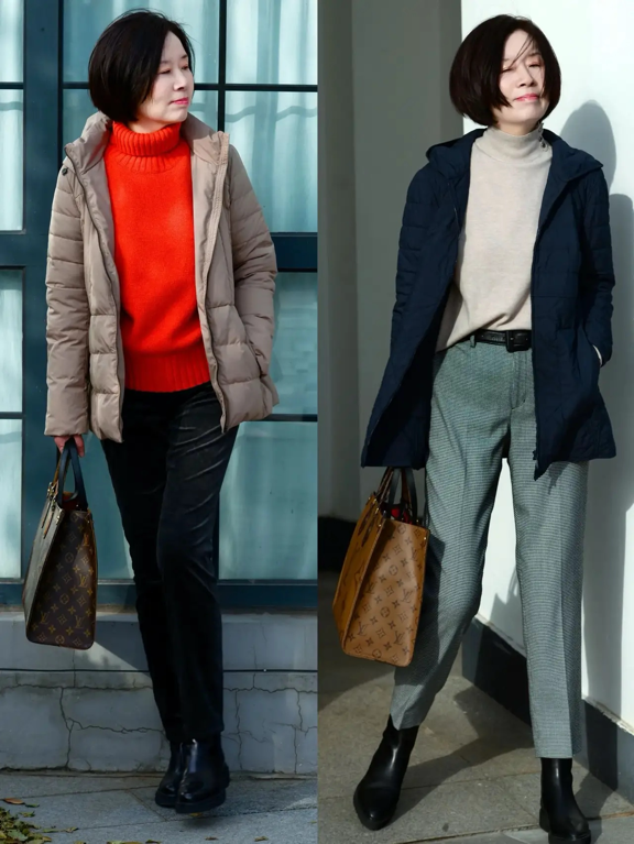 新年新形象！来学这位50岁短发中年妈妈的打扮，一点也不显老