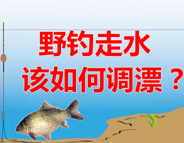灵敏度|野钓走水如何调漂？钓王赵合意讲解应对思路，全程都是干货