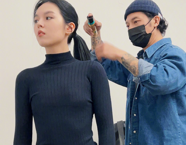 美容 哈文陪女儿试镜，法图麦银幕处女作曝光，短发出镜身高超1米7