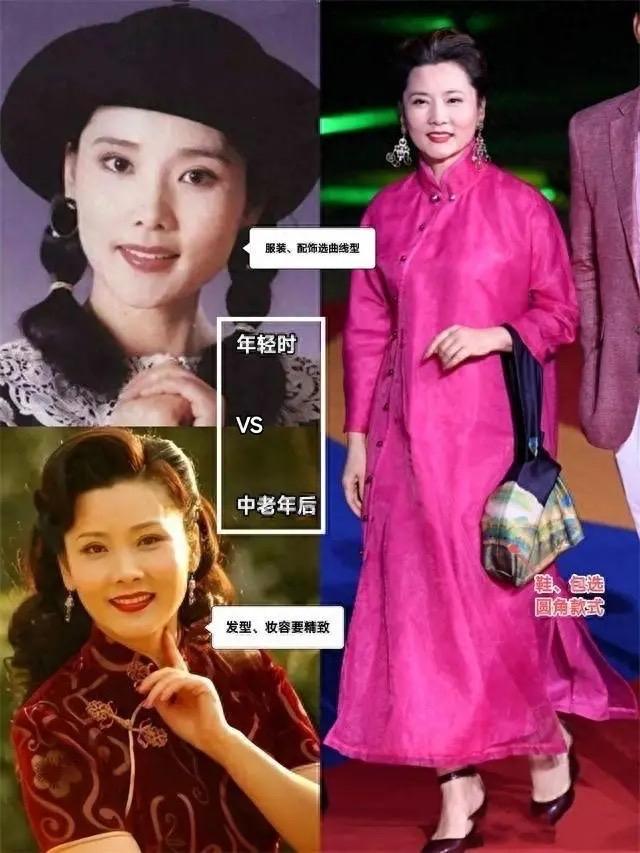 61岁自然老去的何赛飞：头发烫卷、衣服穿花，越老反而越优雅