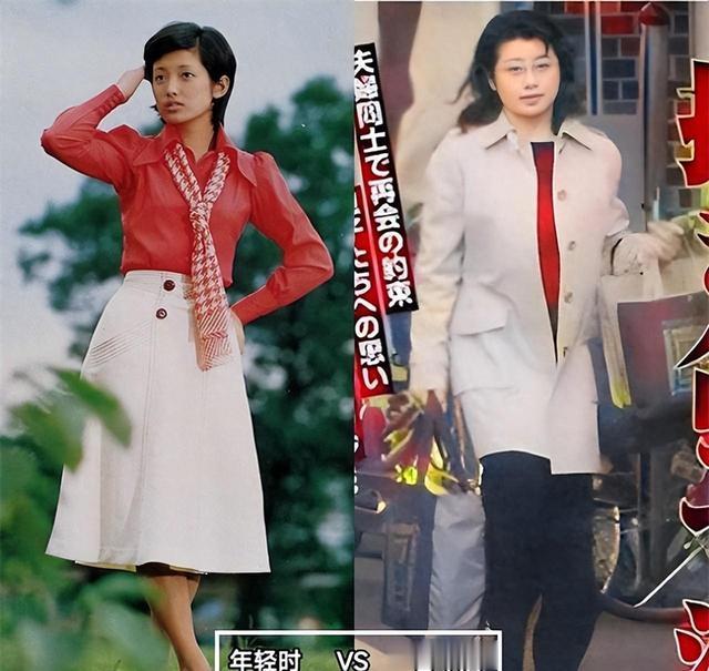 65岁的山口百惠真会打扮，看了她的早秋穿搭，再也不怕变老发福了