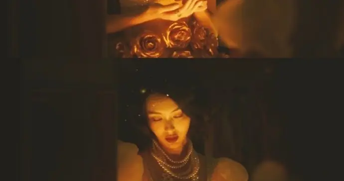 唐嫣黑裙狂奔梦回汪小姐