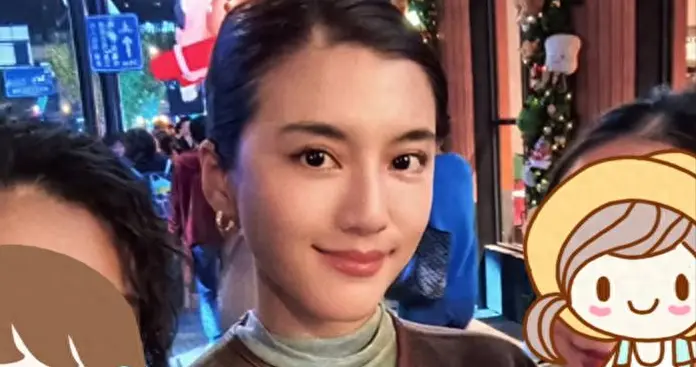 吴千语夫妻现身上海，面相富态大长腿吸睛，施伯雄秃头被嘲老嫂子