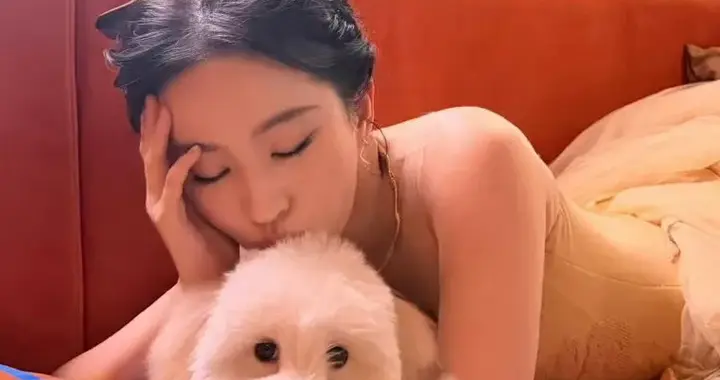 38岁刘亦菲更新与爱犬哈哈的新图！这状态怎么看都像18岁啊