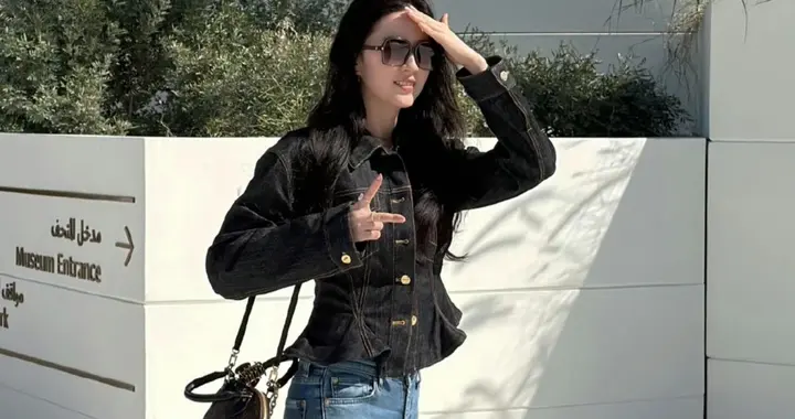 刘亦菲阿布扎比随拍，瘦而不柴的身材 ???