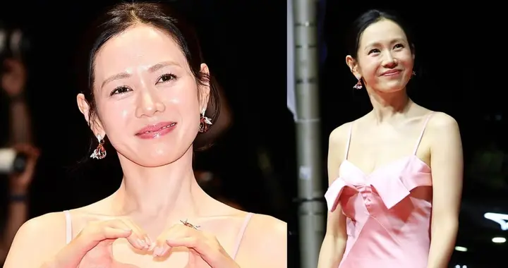 釜山电影节红毯:Lisa降维打击，金裕贞穿搭老气，韩国红毯没看头