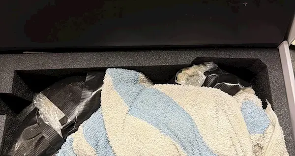 網(wǎng)購RTX 5090 到手卻是浴巾裹石頭！