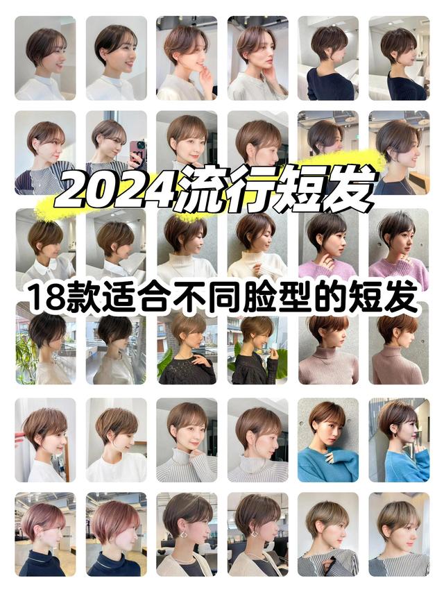 脸型匹配短发：2024年最in的短发指南，你试了吗？