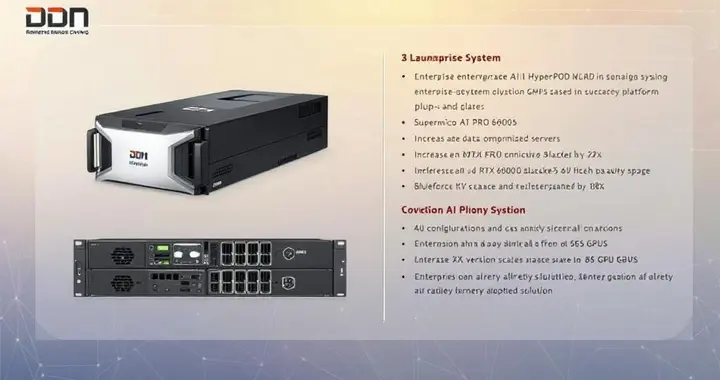 DDN推出基于英偉達平臺的一體化企業AI HyperPOD系統