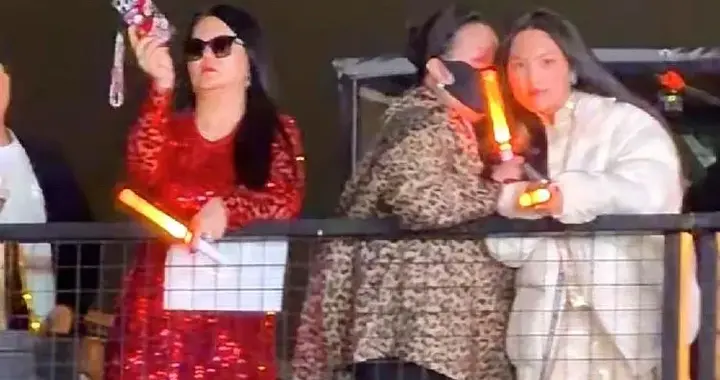 跨年夜在香港看演唱会，本来气氛挺嗨，结果眼神全被二楼给吸走了