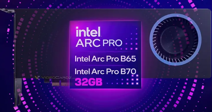 英特爾Arc B70顯卡規格曝光：4096顆流處理器，32GB顯存