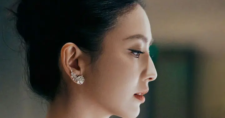 佟丽娅黑棕雅装，清冷舒展尽释温婉质感