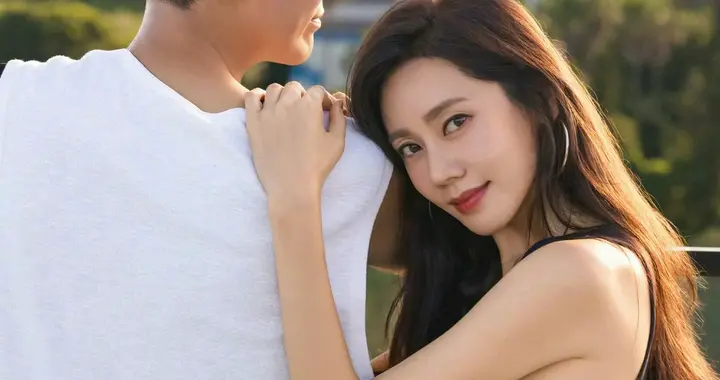 46岁秋瓷炫甜蜜秀恩爱！穿小黑裙长发飘飘，还是女神模样！