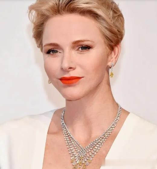 摩纳哥亲王撇下正妻夏琳，高调带着私生女出席晚会，不给王妃面子