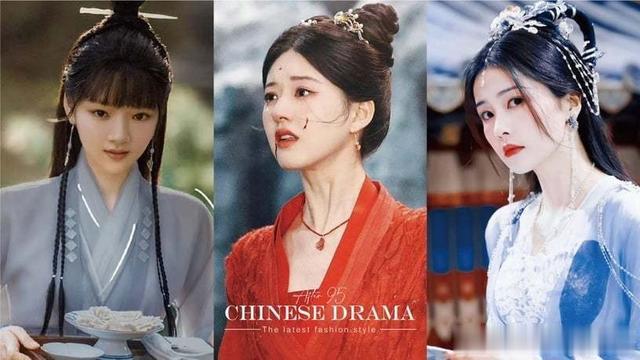 赵露思|95花2023古装新造型PK！赵露思白鹿依然美，杨超越宋祖儿惊艳