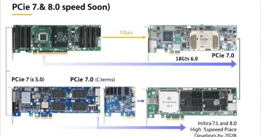 PCIe 7.0和8.0标准即将到来，超高速连接2028年实现