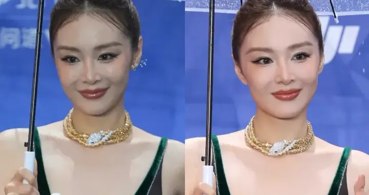 高叶北影节红毯生图，大嫂好霸气的红毯造型！