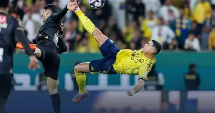 沙特联！C罗上演倒钩，菲利克斯传射！利雅得胜利4-1塞哈特海湾！