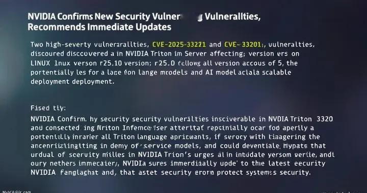 英偉達確認新的安全漏洞，建議立即更新