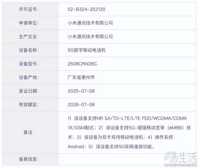 疑似REDMI 15C已通过认证，或即将在国内上市