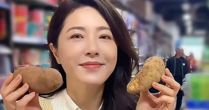 49岁曾黎逛菜市场！穿小开衫+衬衣+阔腿裤，减龄又洋气，美得像29