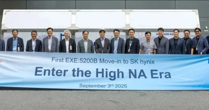 存储器界首台量产型High NA EUV光刻机，SK海力士引入